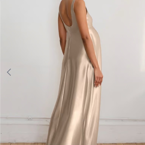 Jenny Yoo Champagne Evening Gown - Picture 2 of 2